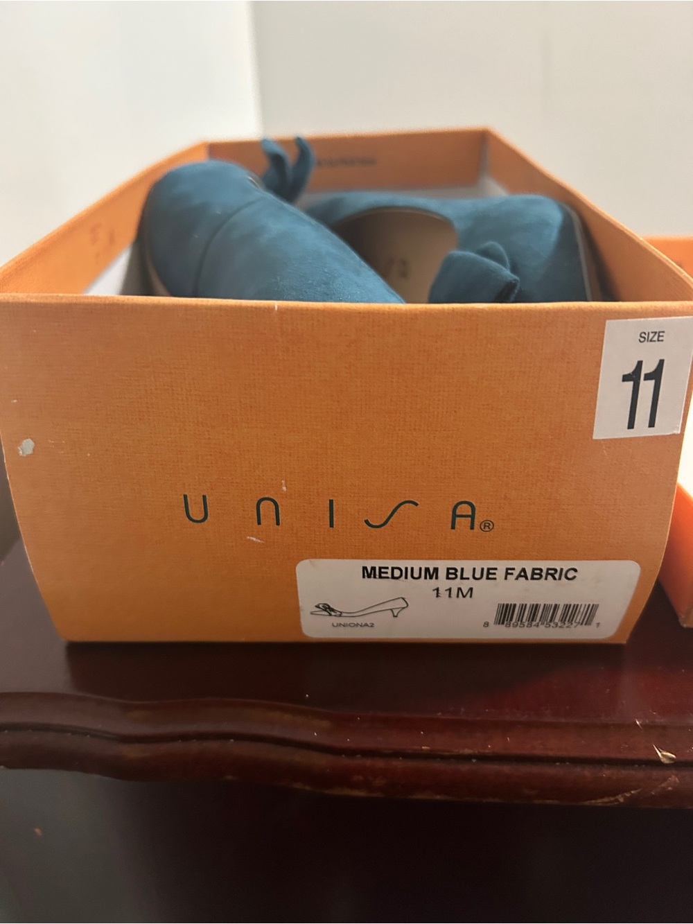 Unisa Medium Blue Men's Fabric Socks/Underwear Set
